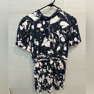 DVF high neck mini dress size 6